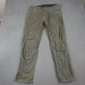 Kuhl Rydr Pants Mens 33x32 Green Vintage Patina Dye Hiking Outdoor Workwear